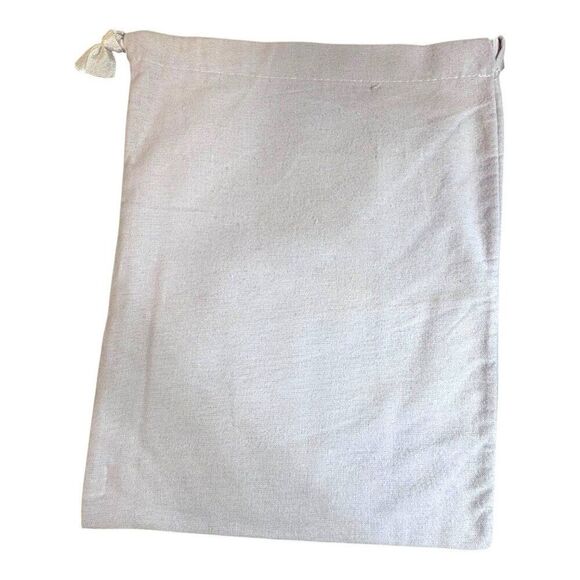 Jimmy Choo London Beige Drawstring Dust Bag  For Shoes Purse Wallet Handbag Auth - Picture 3 of 5